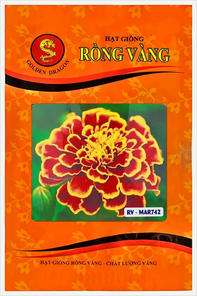 Bao bì Vạn Thọ Ban Mai Màu Đỏ Viền Mar 742