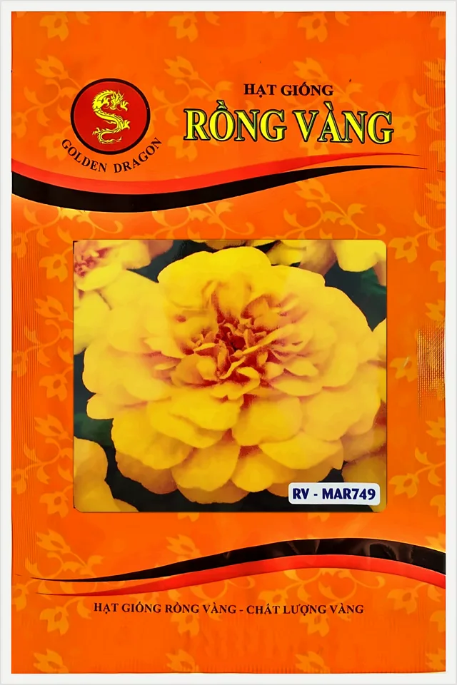 Bao bì Vạn Thọ Ban Mai Màu Vàng Chanh Mar 749