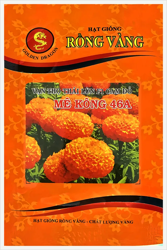 Bao bì Vạn Thọ Thái Lùn F1 Cam Đỏ Mekong 46A
