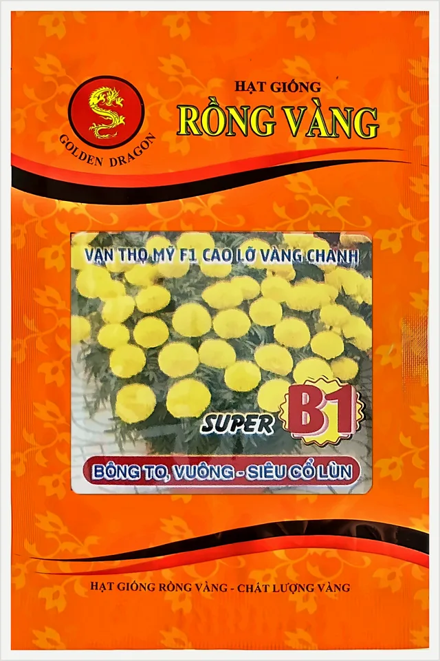 Bao bì Vạn Thọ Mỹ F1 Cao Lỡ Vàng Chanh Super B1